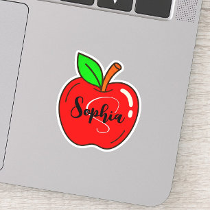 Etiqueta de Monograma de Nombre Personalizado   Pr