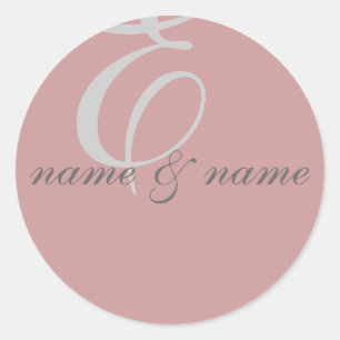 Etiqueta de monograma "E" - personalizar