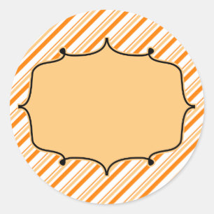 Etiqueta de monogramación de caída