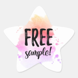 Etiqueta de muestra libre