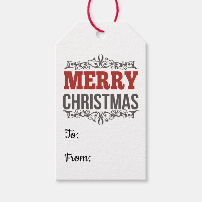 Etiqueta de navidad (Anverso)