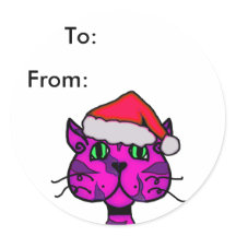 etiqueta de navidades de actitud