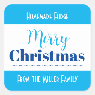 Etiqueta de Navidades de personalizable HM001_22sq