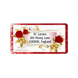 Etiqueta de Navidades personalizados