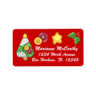 Etiqueta de navidades - SRF