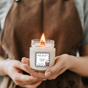 Etiqueta de negocio de aroma personalizado para ve