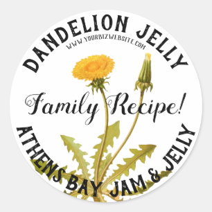 Etiqueta de negocio de Dandelion Jelly