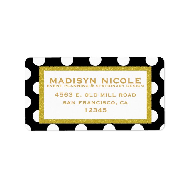 ETIQUETA DE NEGOCIO DE LA COLCHA (Frente)