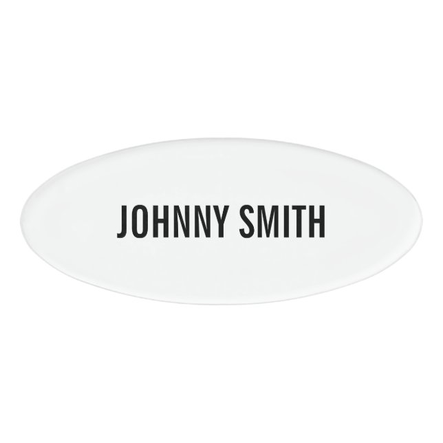 Etiqueta de nombre (Anverso)