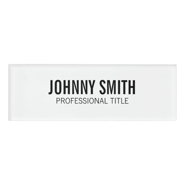 Etiqueta de nombre (Anverso)