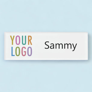 Etiqueta De Nombre Acrylic First Name Tag Company Logo Professional
