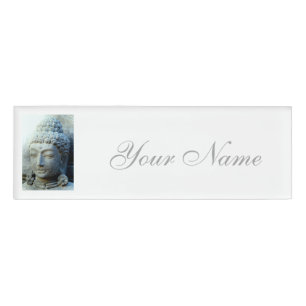 Etiqueta De Nombre aura gris buddha