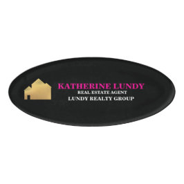 ETIQUETA DE NOMBRE BADGE INMOBILIARIO