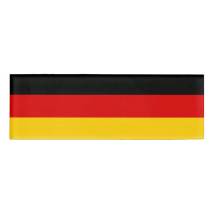 Etiqueta De Nombre Bandera de Alemania