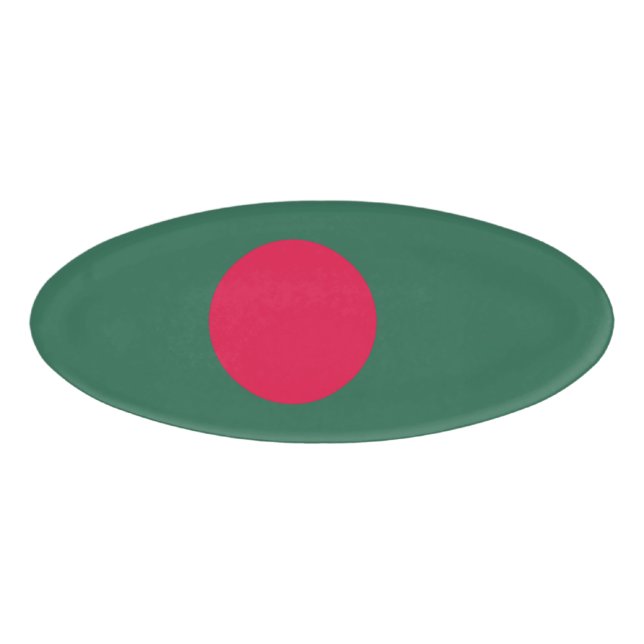 Etiqueta De Nombre Bandera de Bangladesh (Anverso)