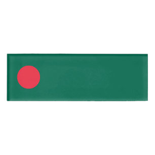 Etiqueta De Nombre Bandera de Bangladesh