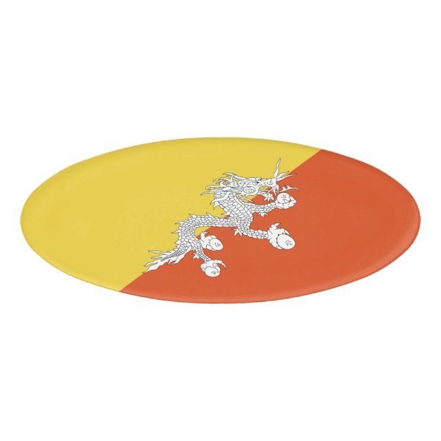 Etiqueta De Nombre Bandera de Butano (Anverso)