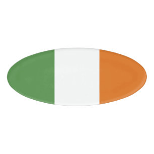 Etiqueta De Nombre Bandera de Irlanda