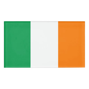 Etiqueta De Nombre Bandera de Irlanda