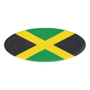 Etiqueta De Nombre Bandera de Jamaica