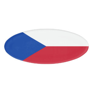 Etiqueta De Nombre Bandera de la República Checa