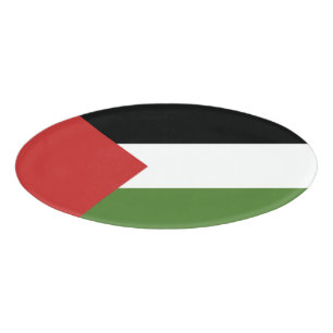 Etiqueta De Nombre Bandera de Palestina
