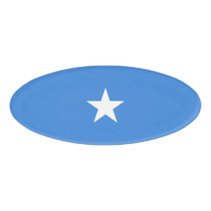 Etiqueta De Nombre Bandera de Somalia
