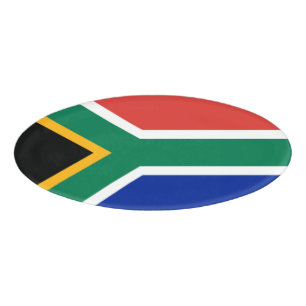 Etiqueta De Nombre Bandera de Sudáfrica