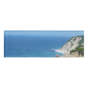 Etiqueta De Nombre Block Island Bluffs - Isla Block, Isla Rhode