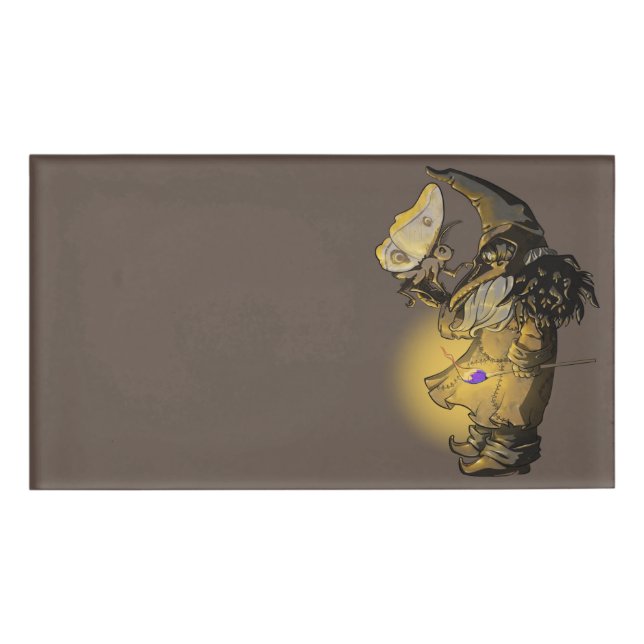 Etiqueta De Nombre Brillo (Anverso)