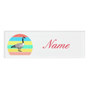 Etiqueta De Nombre Canadá Goose Multi-color Sun Thunder_Cove