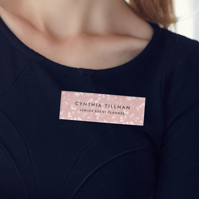 Etiqueta De Nombre Champagne rosa (Subido por el creador)