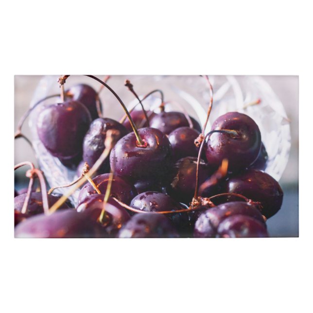 Etiqueta De Nombre Cherries (Anverso)