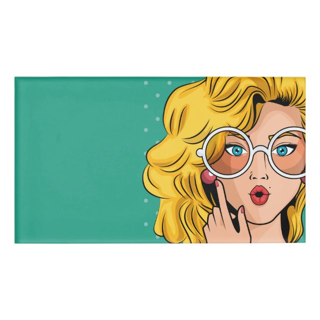 Etiqueta De Nombre Chica #1 (Anverso)