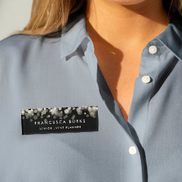 Etiqueta De Nombre Chispa de champagne