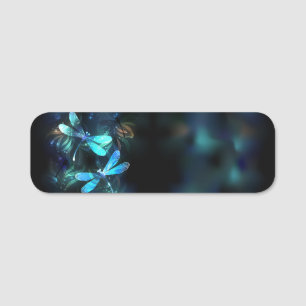 Etiqueta de nombre clásica