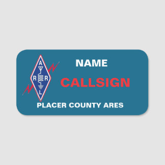 Etiqueta de nombre clásica