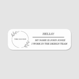 Etiqueta de nombre clásico menos formal