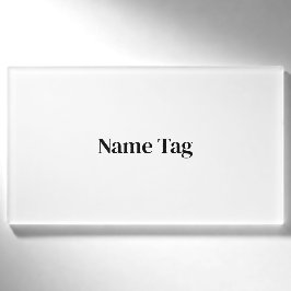 Etiqueta De Nombre Crea el tuyo - Firma
