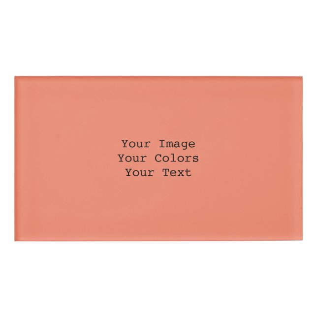 Etiqueta De Nombre Crear el propio (Anverso)