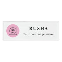 Custom Employee Logo Identity Tag nametags