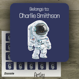 Etiqueta de nombre de astronauta estadounidense Pe