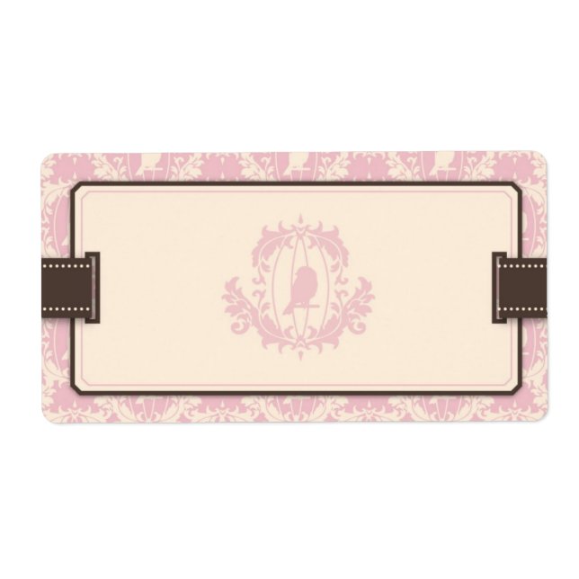 Etiqueta de nombre de Chica de tuits (Frente)