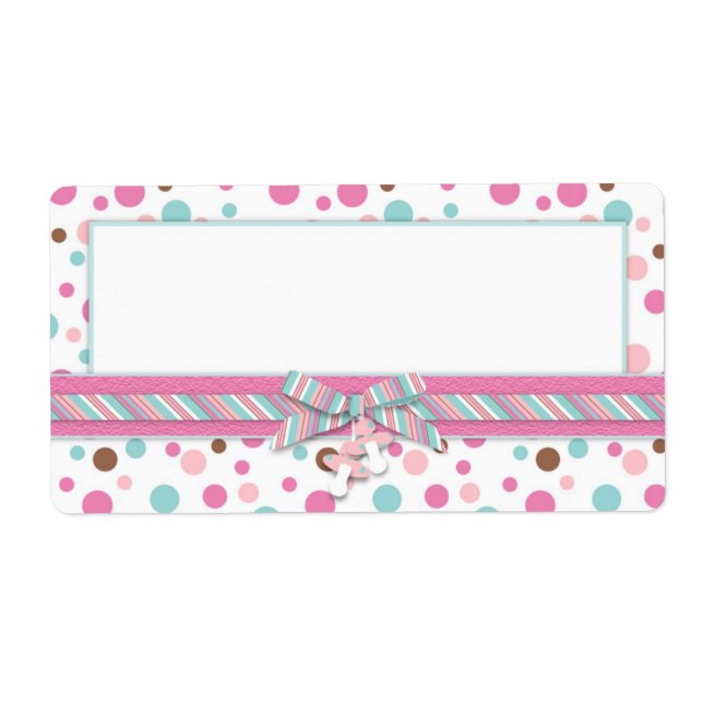 Etiqueta de nombre de chica FP2 (Frente)