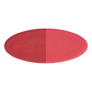 Etiqueta de nombre de color rojo de tomate de medi