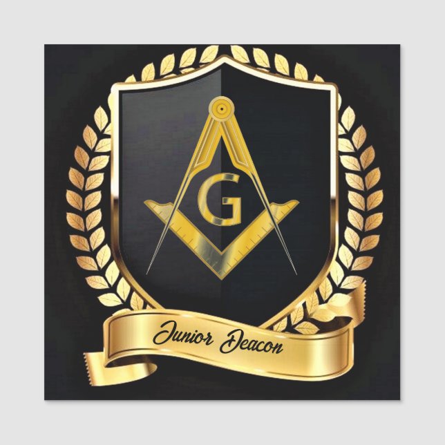 Etiqueta de nombre de diácono junior (Anverso)