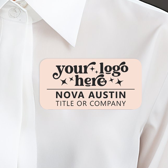 Etiqueta de nombre de empleado de empresa personal (Subido por el creador)