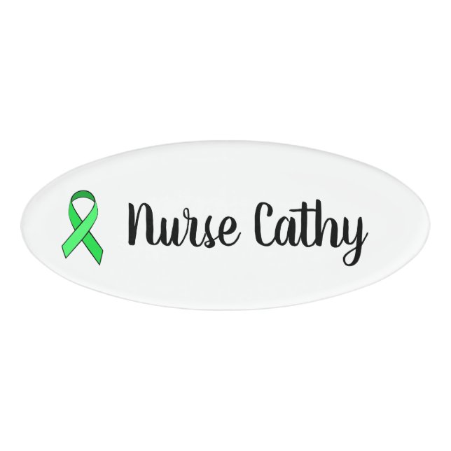 Etiqueta de nombre de enfermera personalizada (Anverso)
