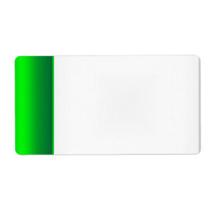 Etiqueta de nombre de fiesta verde