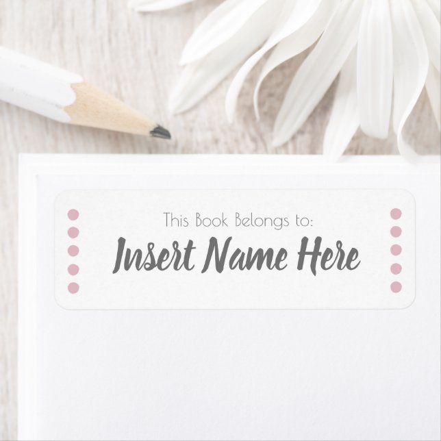 Etiqueta de nombre de libro (In situ)